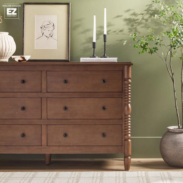 brown spindle dresser Spindle Dresser — Sustainably & Ethically Sourced – Urban Natural Home main image 1