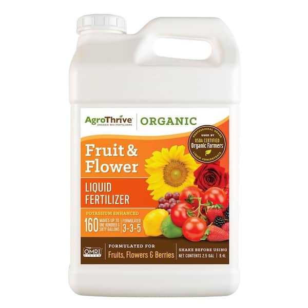 Unbranded AgroThrive 2.5 Gal. Fruiting and Flowering Organic Liquid Fertilizer