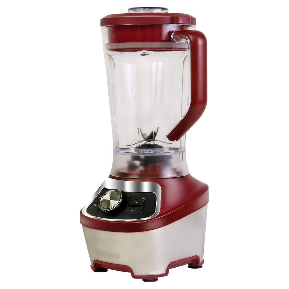 64 oz Stand Blender, 1200W, Smoothie, Ice Crush, Self-Clean Modes, Variable Speed, Red