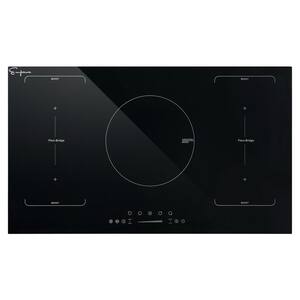 electric cooktop with bridge element