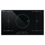 36 in. Electric Induction Modular Cooktop in Black with 5 Elements