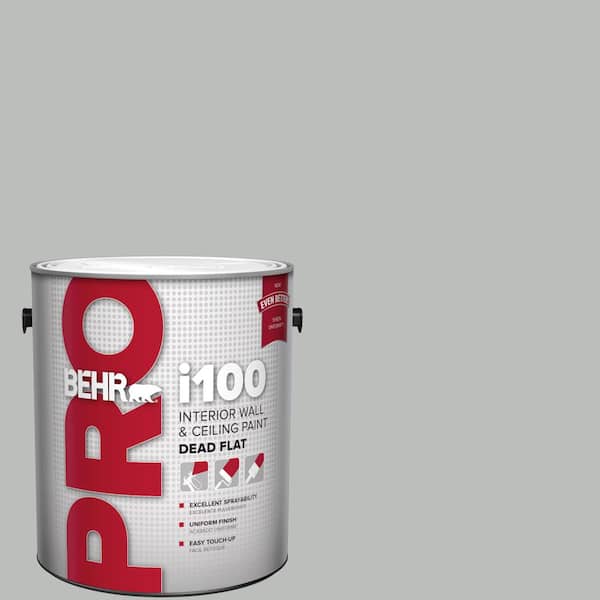 1 gal. #HDC-NT-23G Alaskan Gray Dead Flat Interior Paint