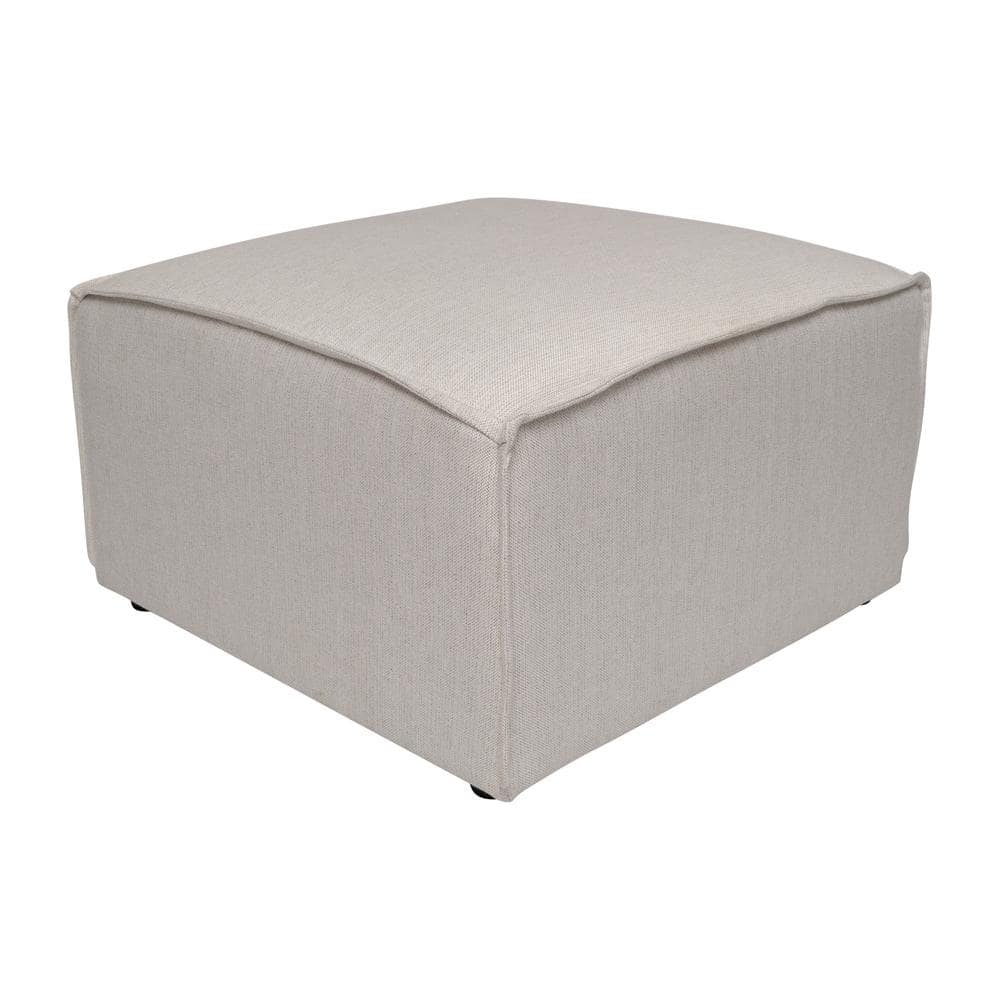 Carnegy Avenue Cream Ottoman CGAIS525768CRHD The Home Depot