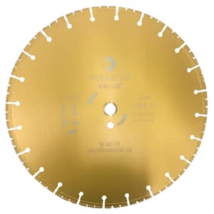 14 in. 72-Teeth Segmented Diamond Blade for Dry and Wet Metal Cutting
