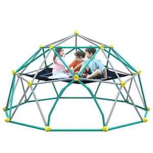 10 ft. Green and Grey Outdoor Climbing Dome Freestanding Play
