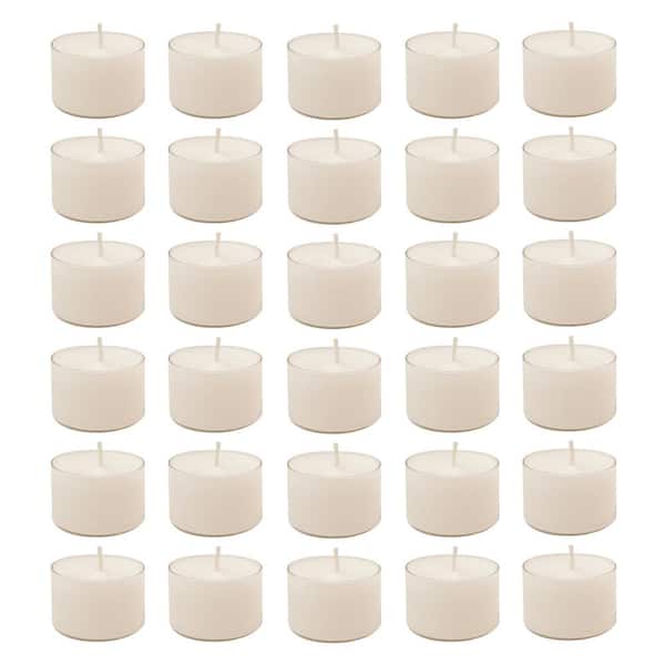LUMABASE Extended Burn Tea Light Candles (30-Count)