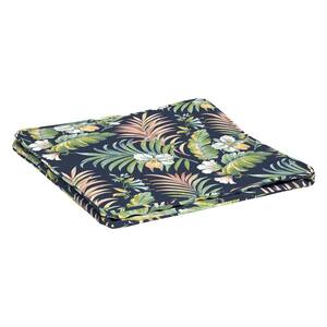 ProFoam 24 in. x 24 in. Outdoor Deep Seat Bottom Cover in Simone Blue Tropical