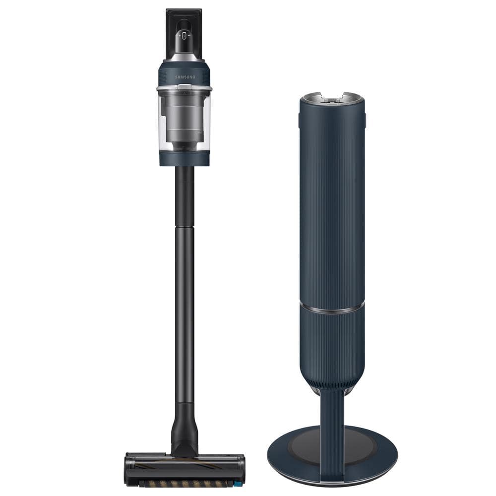 effective Be surprised saint Samsung Bespoke Jet Cordless Stick Vacuum with Clean Station in Midnight  Blue VS20A9580VB - The Home Depot