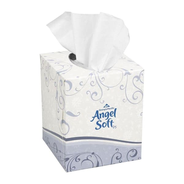 Angel Soft White Premium Facial Tissue (96 Sheets per Box)