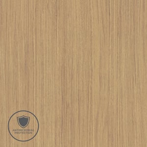 2 in. x 3 in. Laminate Sheet Sample in Landmark Wood with Premium SoftGrain Finish