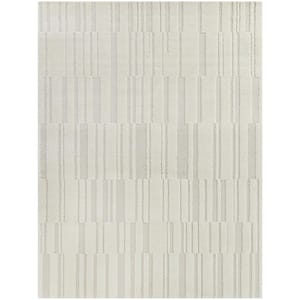Clifton Cream 7 ft. 10 in. x 10 ft. Abstract Area Rug