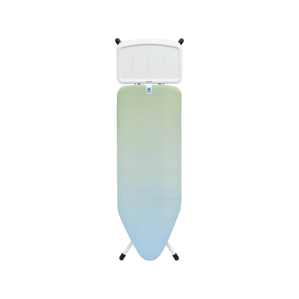 Soothing Sea Blue with White Frame (Non-Electric) Metal Fold Out (No Swivel) Ironing Board Size C (49 in. x 18 in.) price history on PriceWatchPro