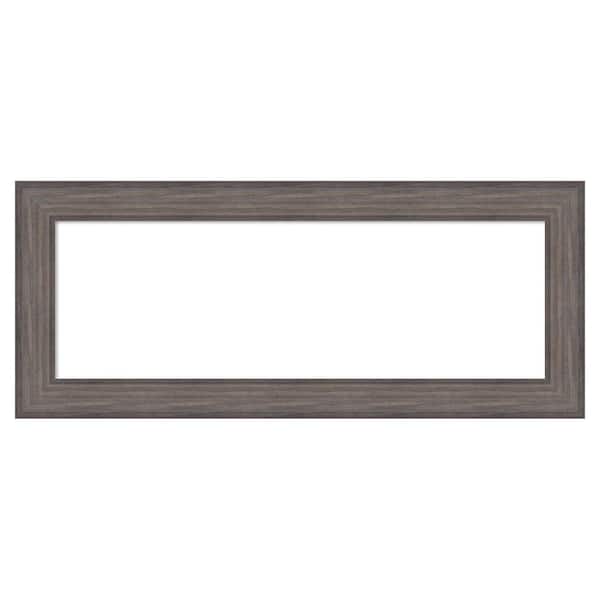 Amanti Art Country Barnwood 41 in. x 17 in. Wood Framed Dry Erase Magnetic Memo Board