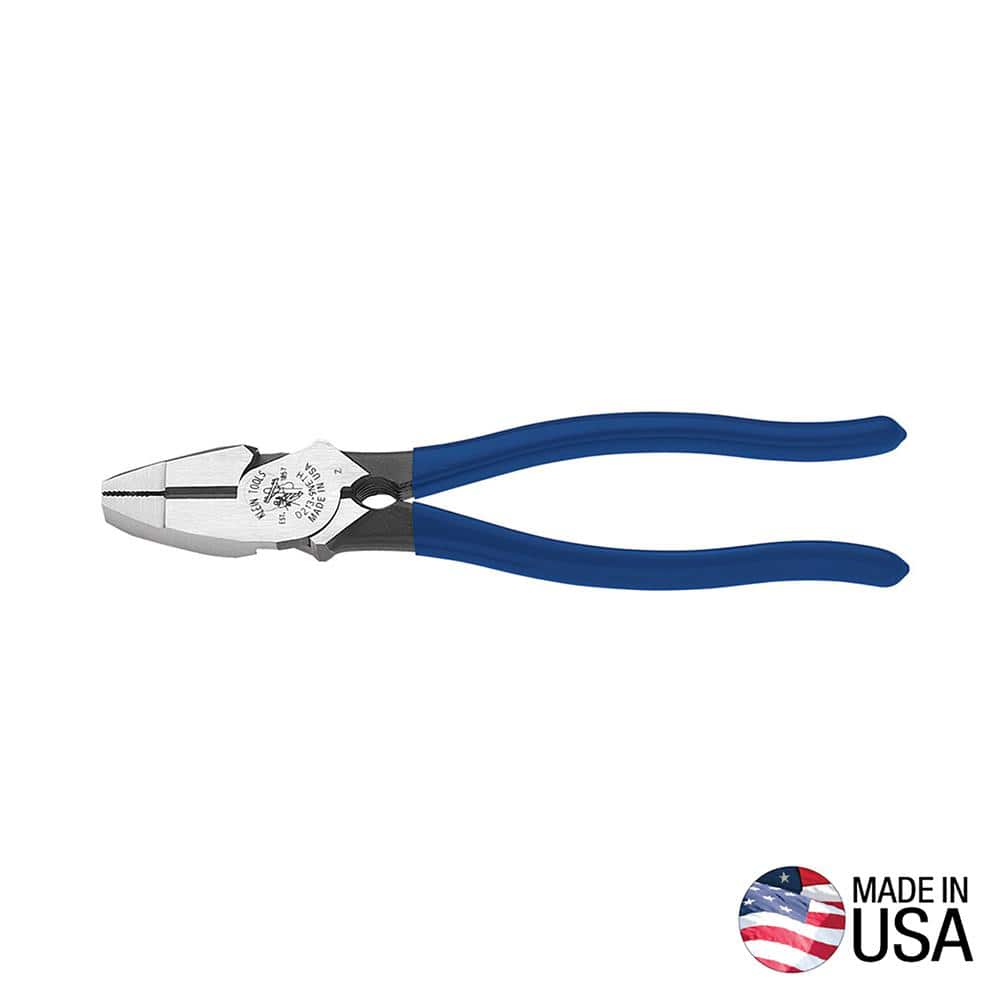 Klein Tools 9 in. Lineman's Bolt-Thread Holding Pliers D213-9NETH - The  Home Depot
