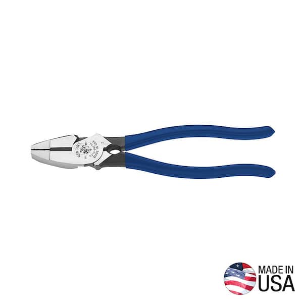 Klein Tools 9 in. Lineman's Bolt-Thread Holding Pliers