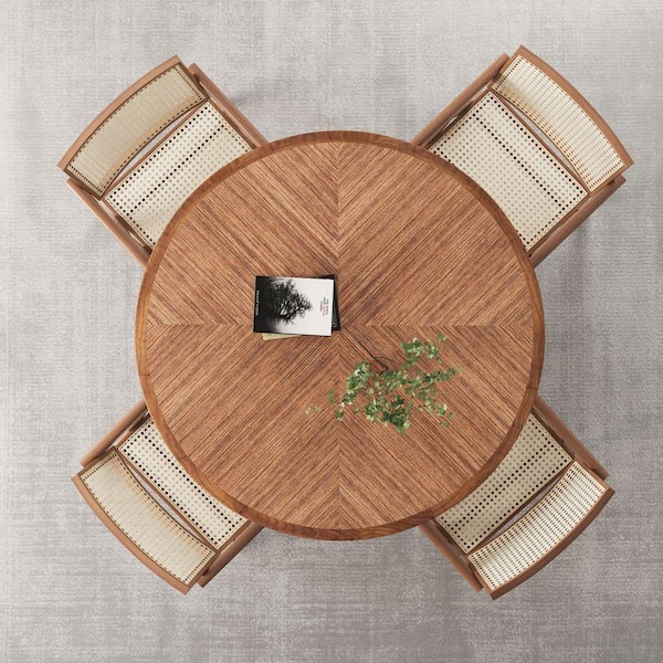 ⭐Jing⭐　INOUT NEW Standard Table Seno Walnut Dining Table for 8 People | Article