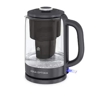 4.5-Cup Black Corded Electric Kettle