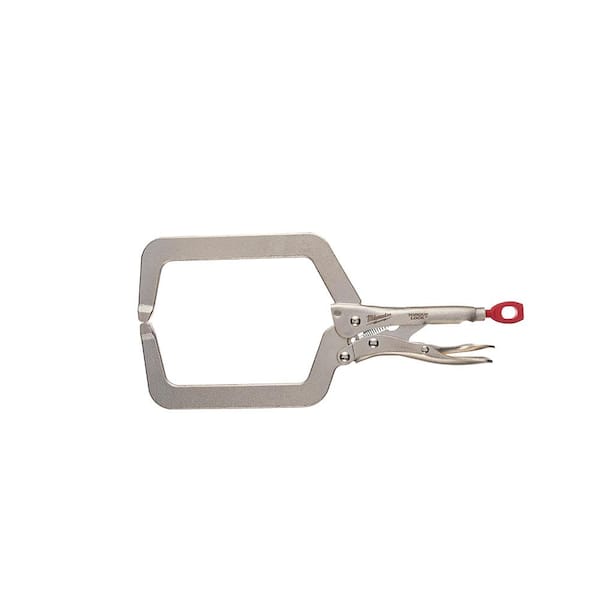 Milwaukee 9 in. D Reach Torque Lock C-Clamp Locking Pliers with
