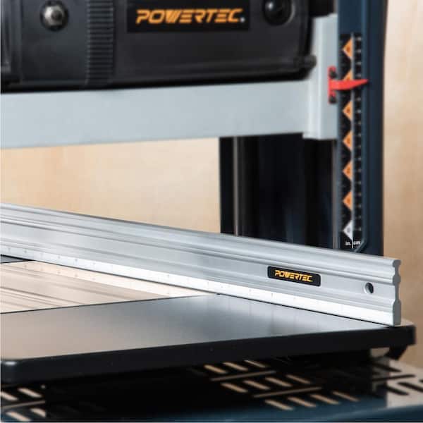 POWERTEC 71503 50 in. Anodized Aluminum Straight Edge Ruler, Metal Machined Flat to Within 0.003 in. Over Full 50 in.