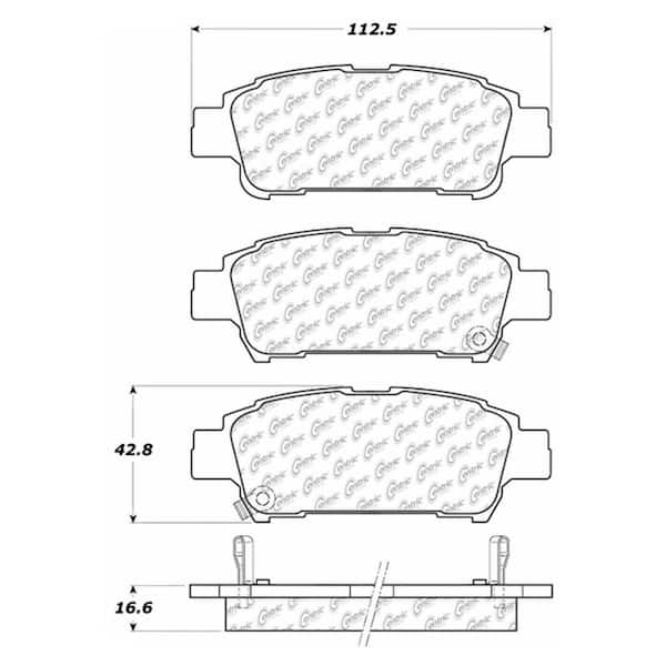 Centric Parts Disc Brake Pad Set 2004-2006 Toyota Sienna