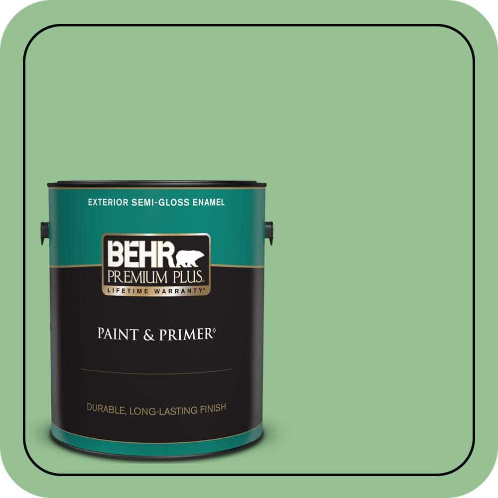 1 gal. #450D-5 Velvet Leaf Semi-Gloss Enamel Exterior Paint & Primer price history on PriceWatchPro
