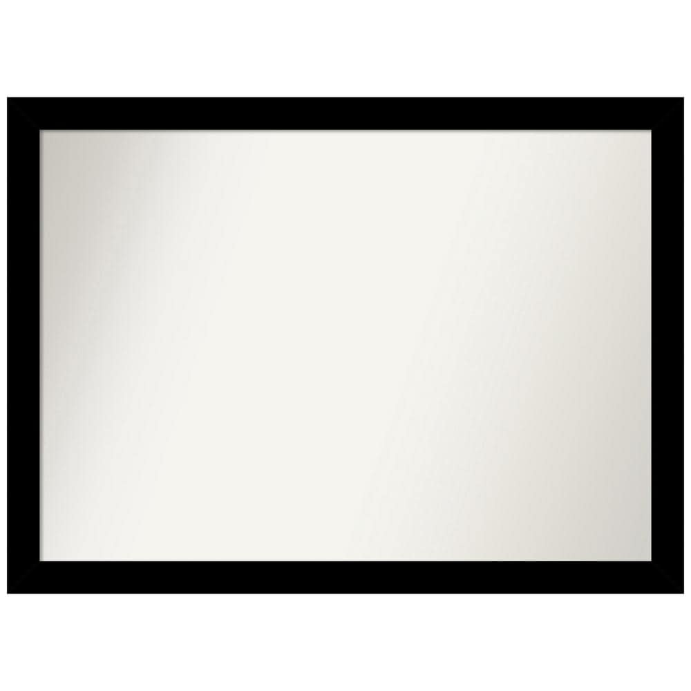 Brushed Black 41.25 in. W x 30.25 in. H Non-Beveled Modern Rectangle Framed Bathroom Wall Mirror in Black price history on PriceWatchPro