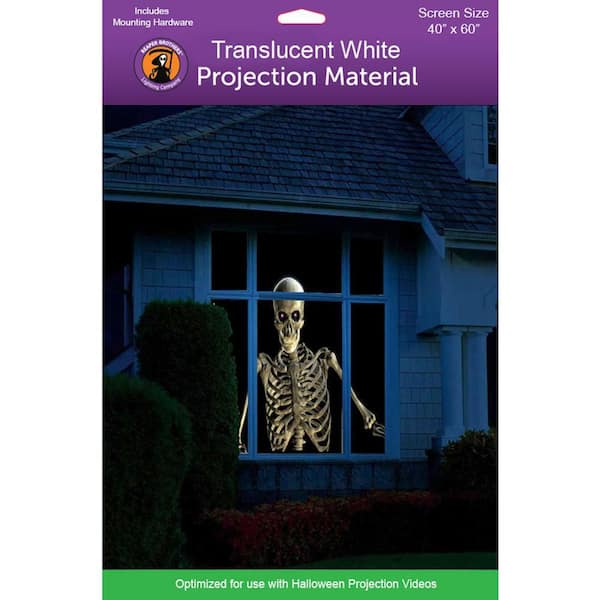 Reaper Brothers Holographic White 40 in. x 60 in. High Resolution Rear Projection Screen