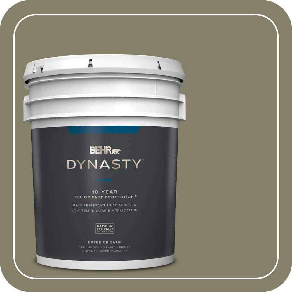 5 gal. #QE-37 Knotweed Satin Enamel Exterior Stain-Blocking Paint & Primer price history on PriceWatchPro