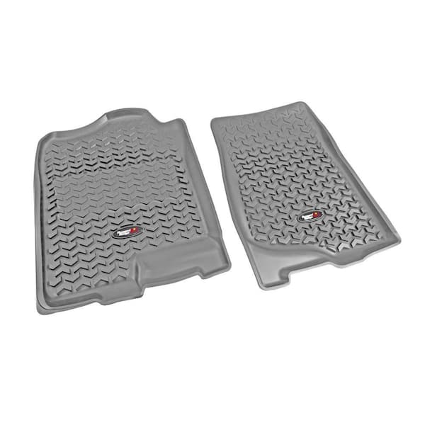 Rugged Ridge Floor Liner Front Pair Gray 2007-2013 GM Full-Size Pickup and SUV