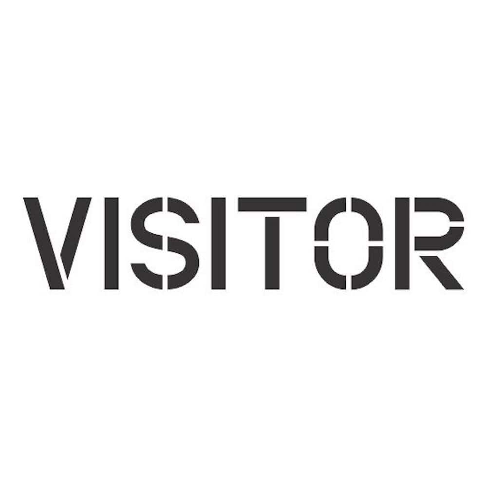 10 in. Visitor Stencil price history on PriceWatchPro