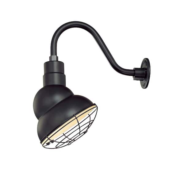 Millennium Lighting R Series 1-Light 11 in. Satin Black Emblem Shade