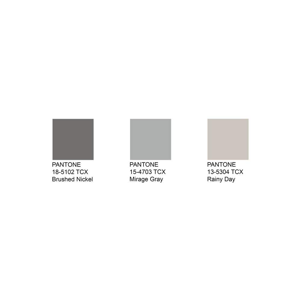 Gray 4' x 6' Synthetic Easy Care Area Rug