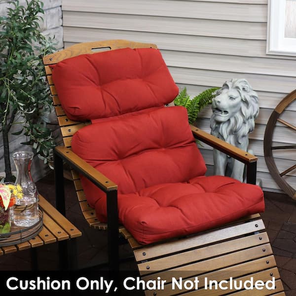 Back Olefin Outdoor Patio Chair Cushion, Olefin Outdoor Furniture