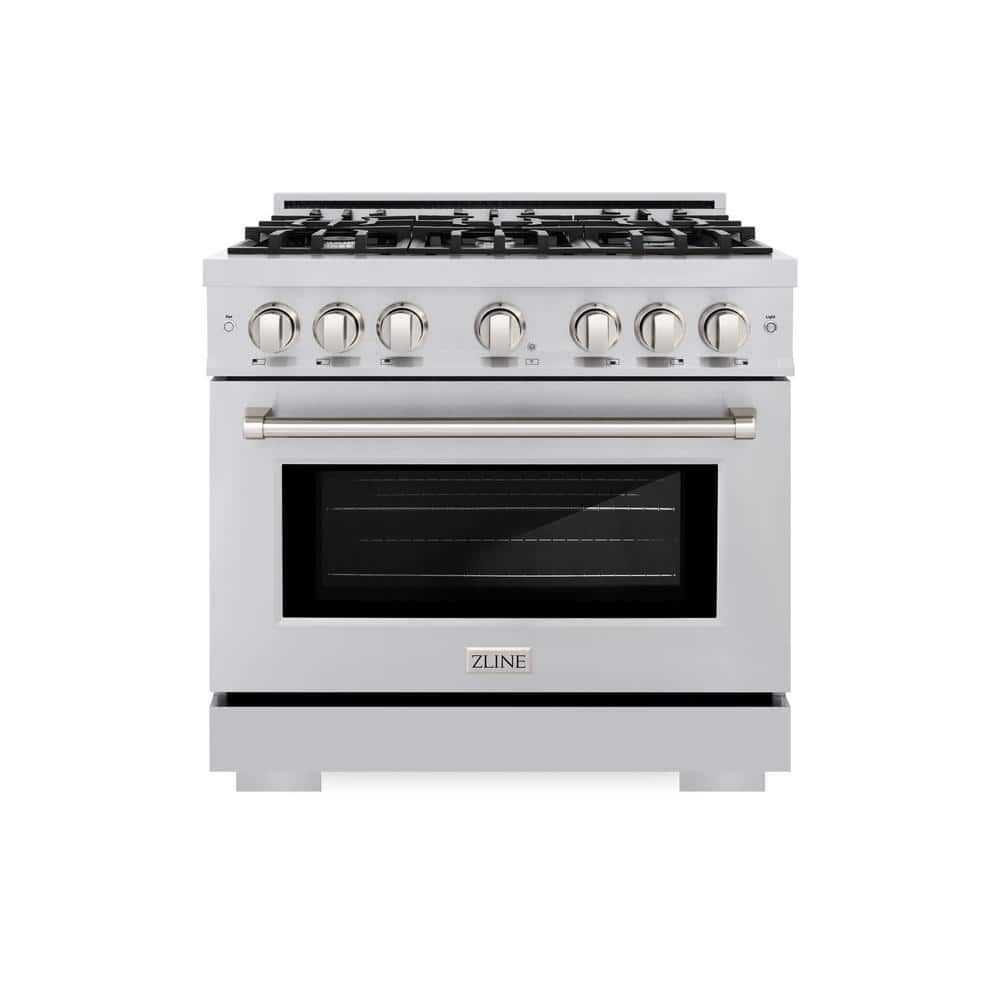 Select 36 in. 6-Burner Dual Fuel Range with Convection Oven in Stainless Steel price history on PriceWatchPro