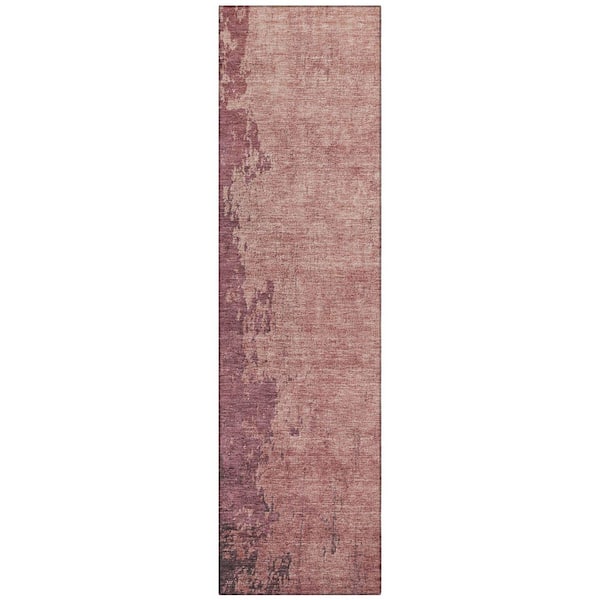 Chantille Machine Washable Indoor/Outdoor Abstract ACN1904 Coral 2 ft. 3 in. x 7 ft. 6 in. Runner Rug