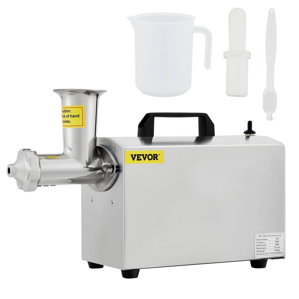 VEVOR Commercial Juicer Machine 120 Watt 304 Tank Stainless Cover Electric  Citrus Juicer Squeezer with Pull-Out Filter Box CZJQBXGCLS0000001V1 - The  Home Depot
