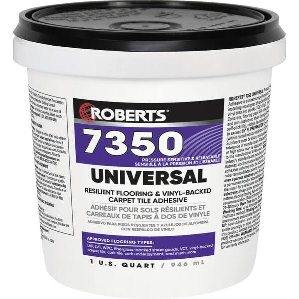 ROBERTS 7350 1 Qt. Universal Flooring Adhesive 73500 The Home Depot