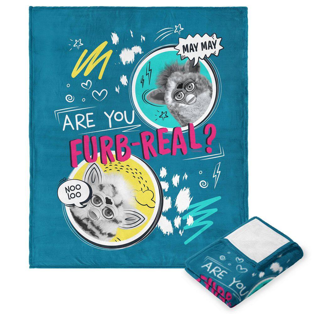 Hasbro Furby Furb Real Silk Touch Throw Blanket 50 x 60 in. price history on PriceWatchPro