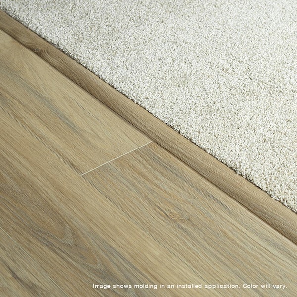 French Oak Lakeport/Maricopa 0.275 in. Thickness x 1.85 in. Width x 94.48 in. Length Vinyl 3 in 1 Molding French Oak Lakeport/Maricopa 0.275 in. Thickness x 1.85 in. Width x 94.48 in. Length Vinyl 3 in 1 Molding