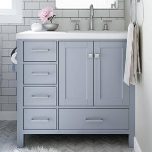 Cambridge 36 in. W Vanity Cabinet Only in Grey