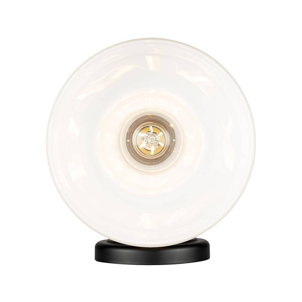 Carver 1-Light Vanity Light in Matte Black with Vintage Milk Glass price history on PriceWatchPro