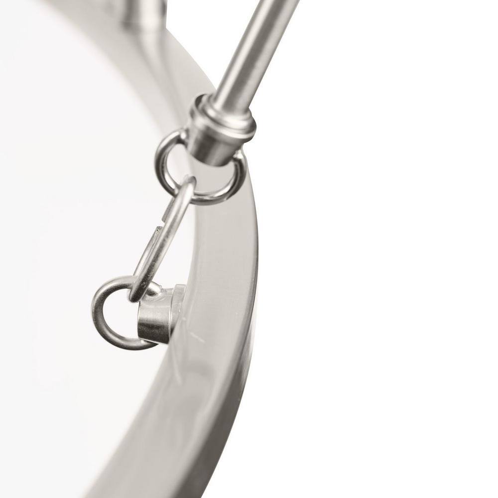 Gilliam 35.5" Brushed Nickel 15-Light Circular Chandelier