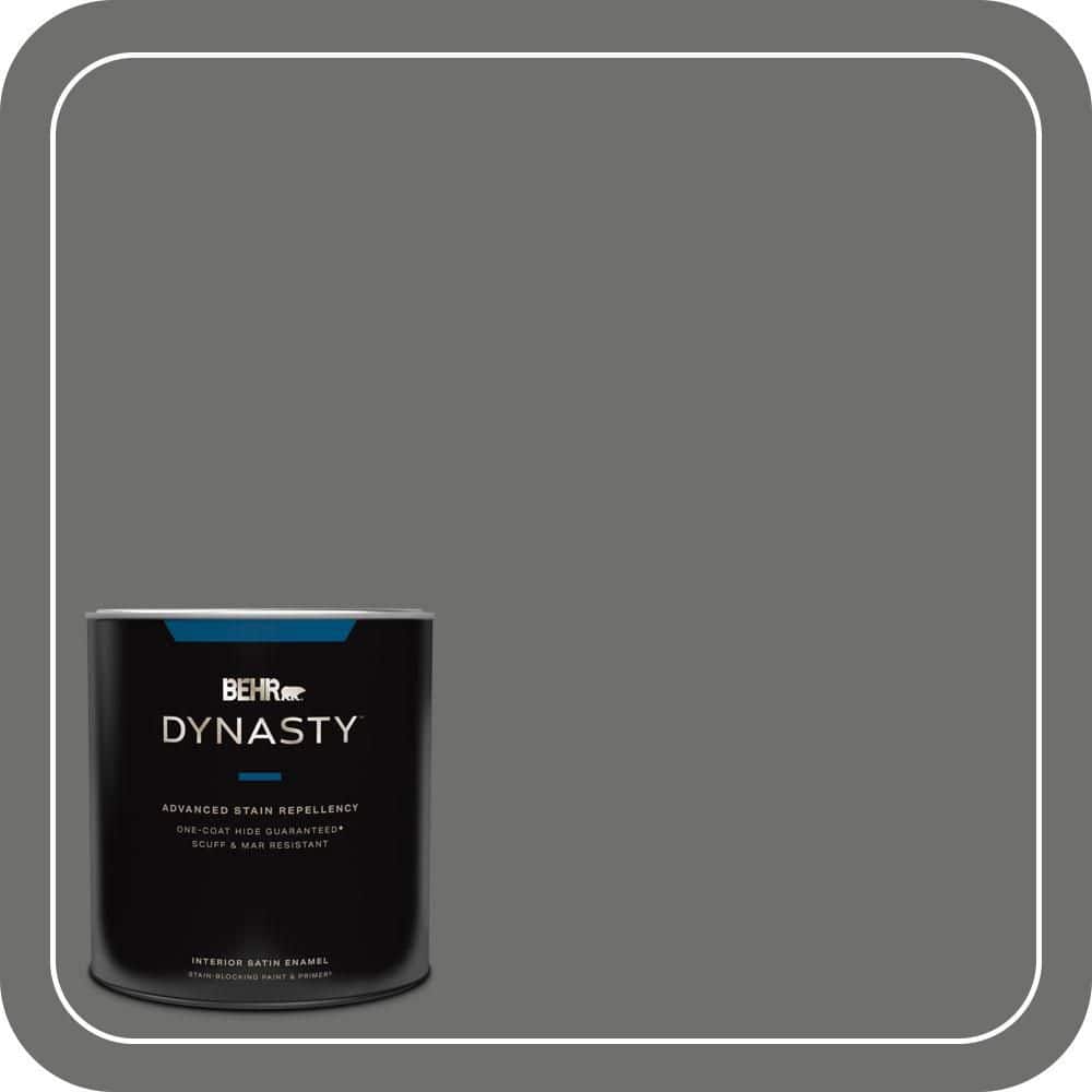 1 qt. #HDC-AC-17A Welded Iron One-Coat Hide Satin Enamel Interior Stain-Blocking Paint and Primer price history on PriceWatchPro