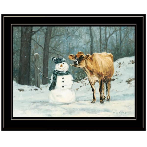 HomeRoots Charlie Well Hello There 1-Piece Framed Wall Art 15 in. x 19 in.