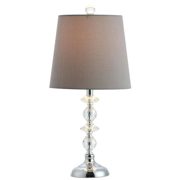Safavieh Lucena 18 5 In Grey Shade, Table Lamps Wrought Iron Baseboard