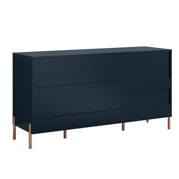 ネイビー ベスト　drawer Manhattan Comfort Granville Midnight Blue 2-Drawer 18.11 in. W