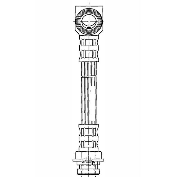 Centric Parts Brake Hydraulic Hose