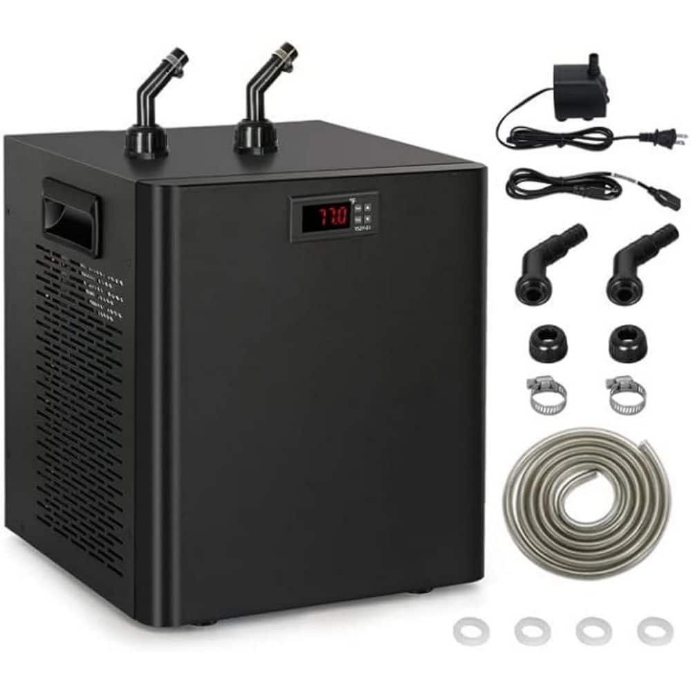 300L 110V Aquarium Chiller Hydroponic Water Cooler with Titanium Coil Coral Jellyfish Tank Cooling System price history on PriceWatchPro