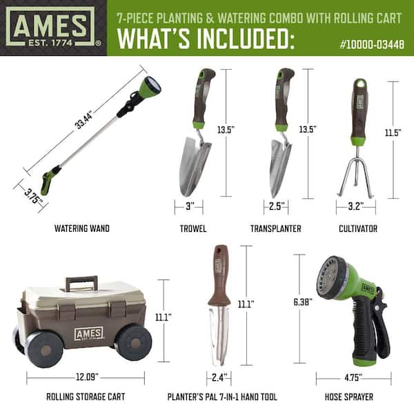 Ames Weeding Garden Tool Set (Set of 3) 5957800 - The Home Depot