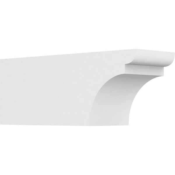 Ekena Millwork 5 in. x 6 in. x 16 in. Yorktown PVC Rafter Tail Brace